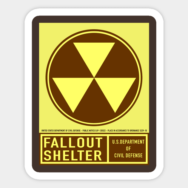 Fallout Shelter Sticker by Vandalay Industries